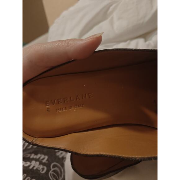 Everlane The Modern Penny Loafer Mule Size 9.5 Oxblood Burgundy Leather Preppy - Picture 7 of 7